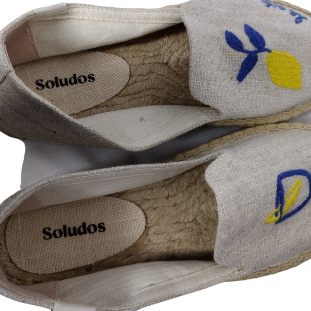 Soludos Limoncello Smoking Slipper Platform Espadrilles - Picture 6 of 9